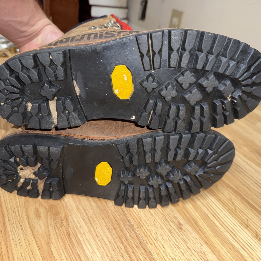 Vintage - Garmisch‎ - Hiking Boots Vibram Soles - Made In Germany - Mens Size 9 - Picture 7 of 7
